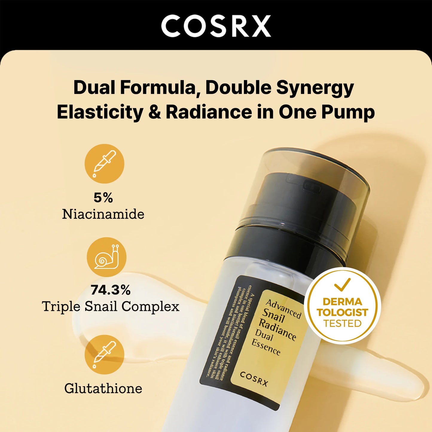 COSRX Advanced Snail Radiance Dual Essence (80mL)