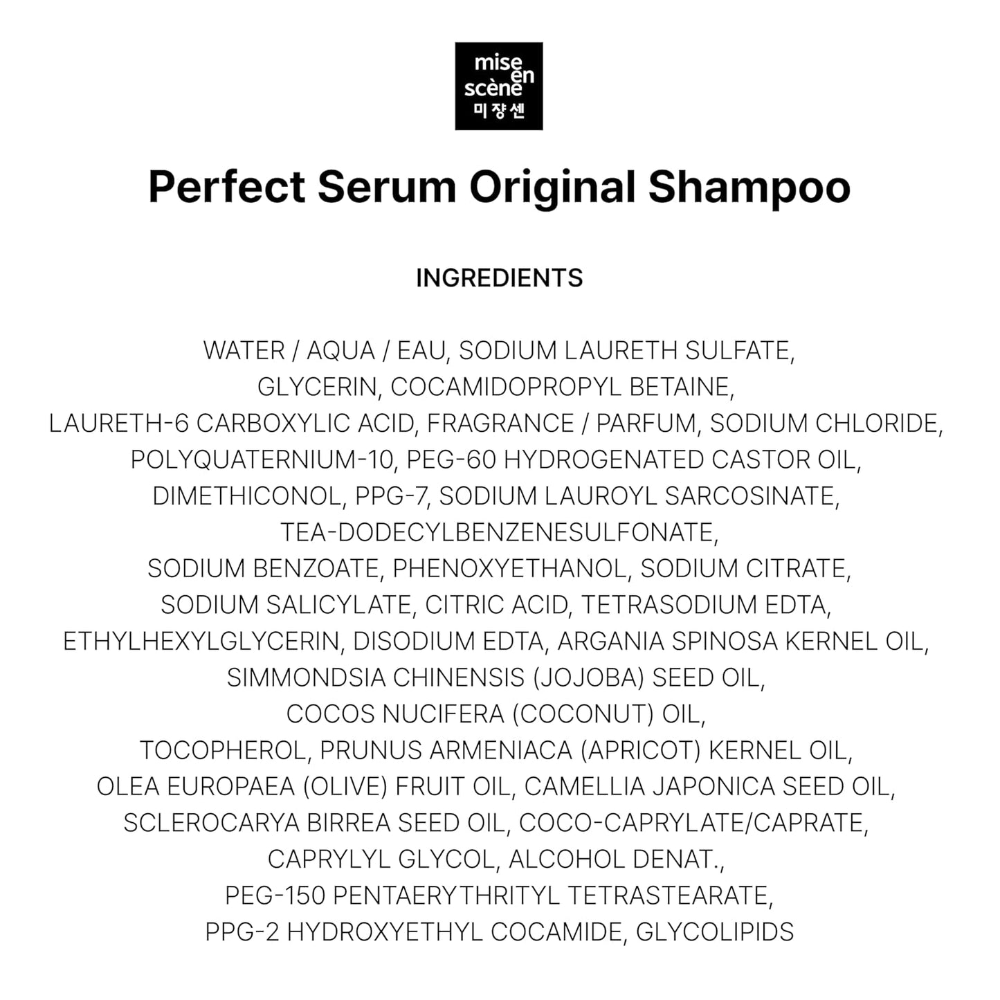 Mise-En-Scene Perfect Serum Original Shampoo for Damaged Hair (680mL)