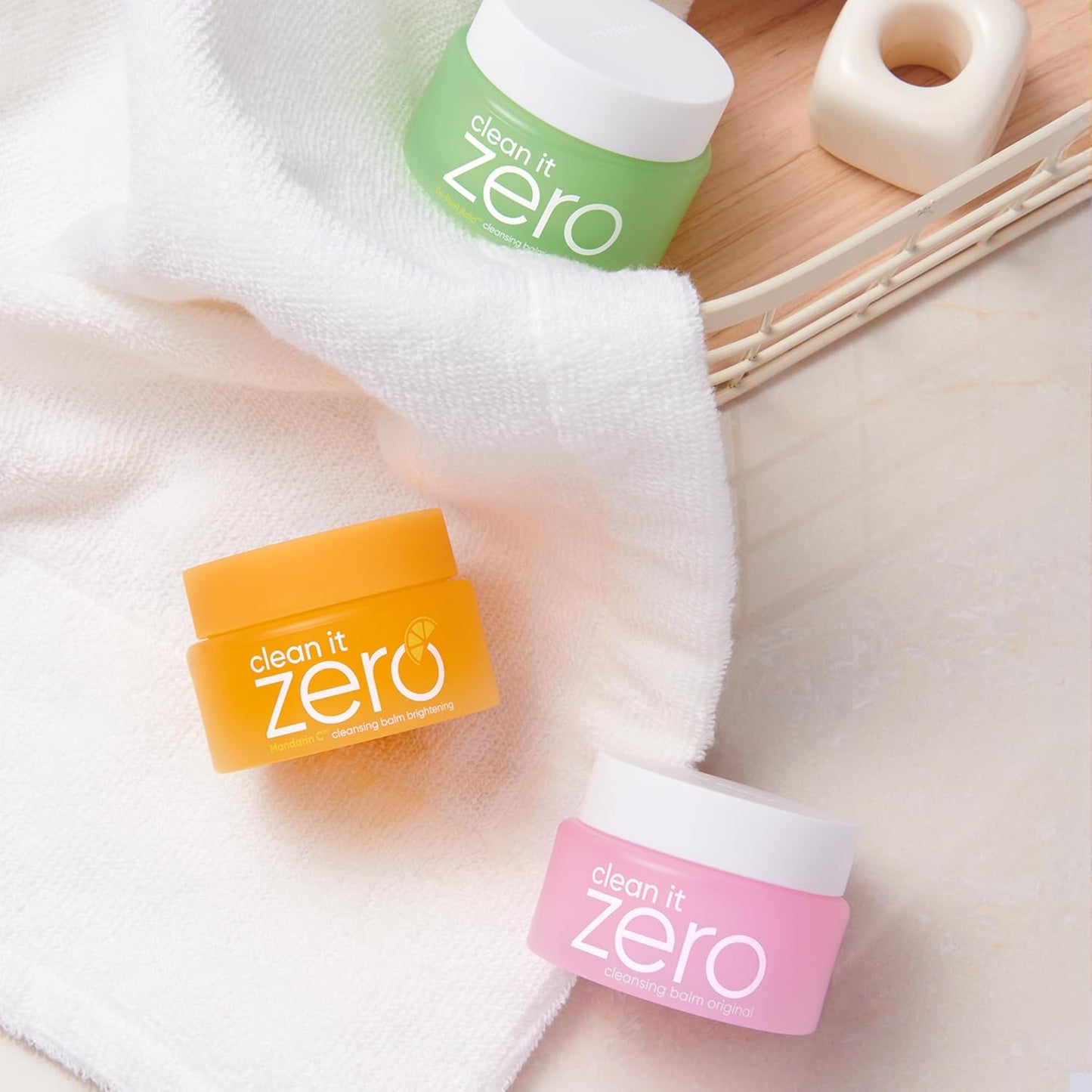 BANILA CO Clean It Zero Best of Balms Trio (Pack of 3 Travel Sized Balms, 25mL Each)