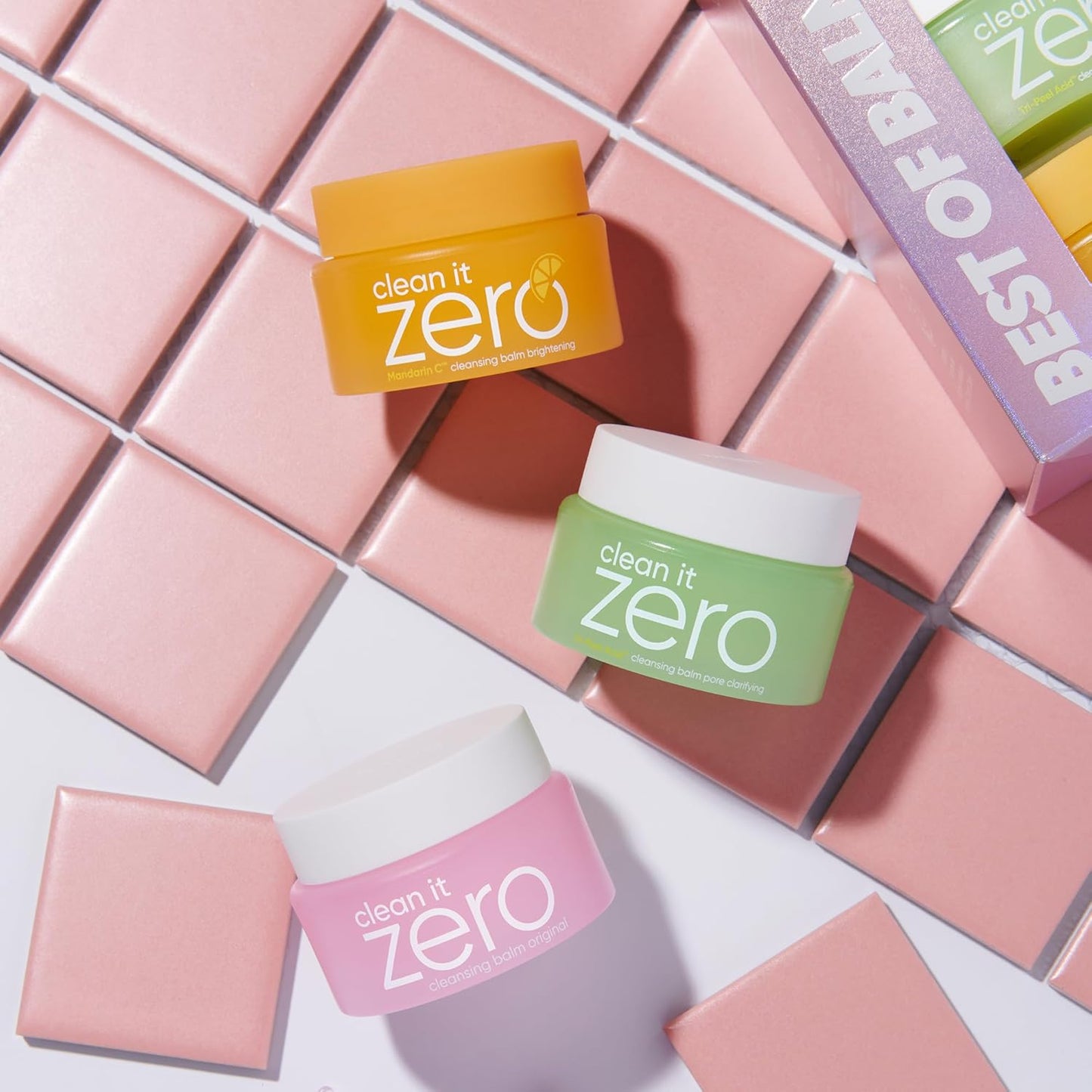 BANILA CO Clean It Zero Best of Balms Trio (Pack of 3 Travel Sized Balms, 25mL Each)
