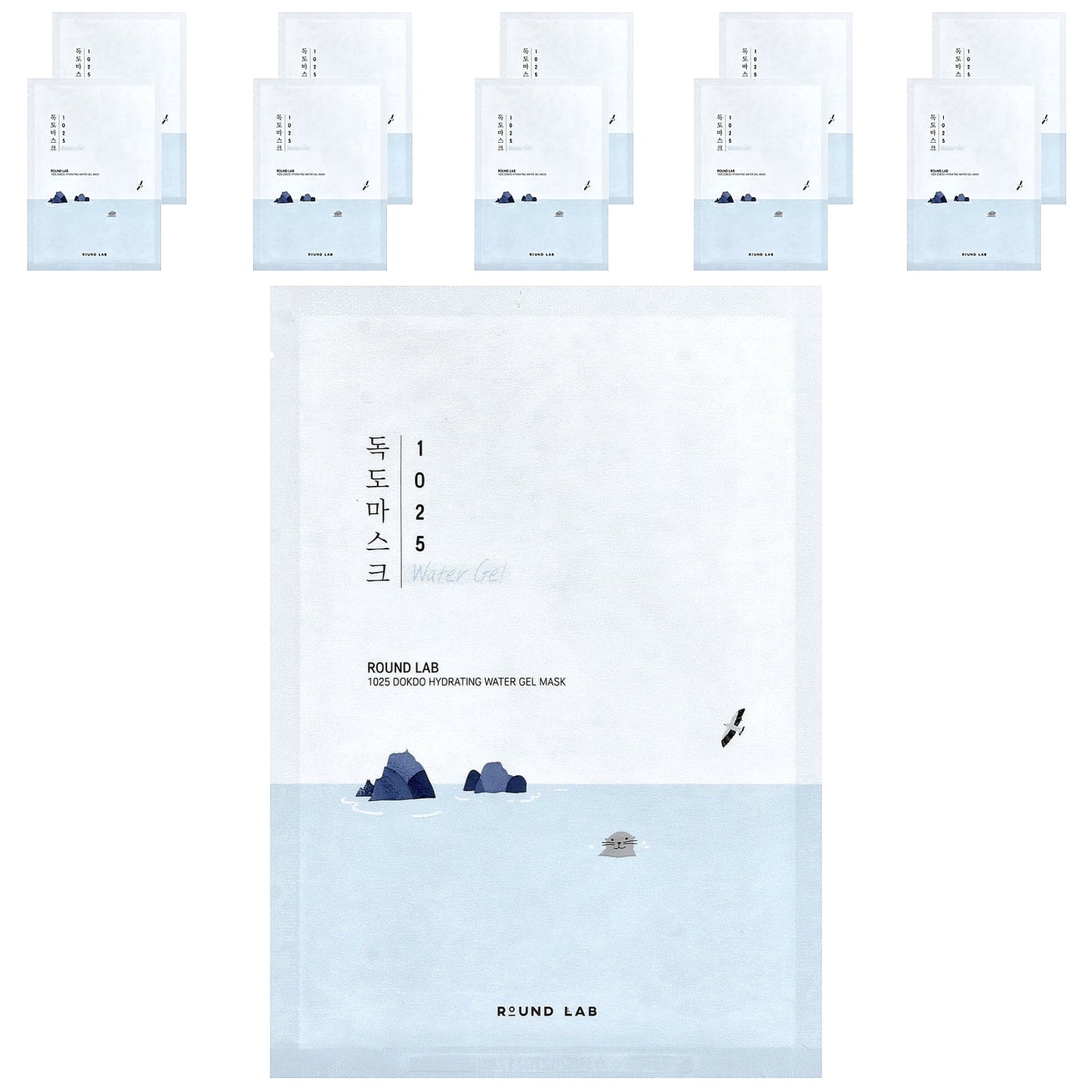 1025 Dokdo Hydrating Water Gel Beauty Mask 10 Sheets (30mL Each)