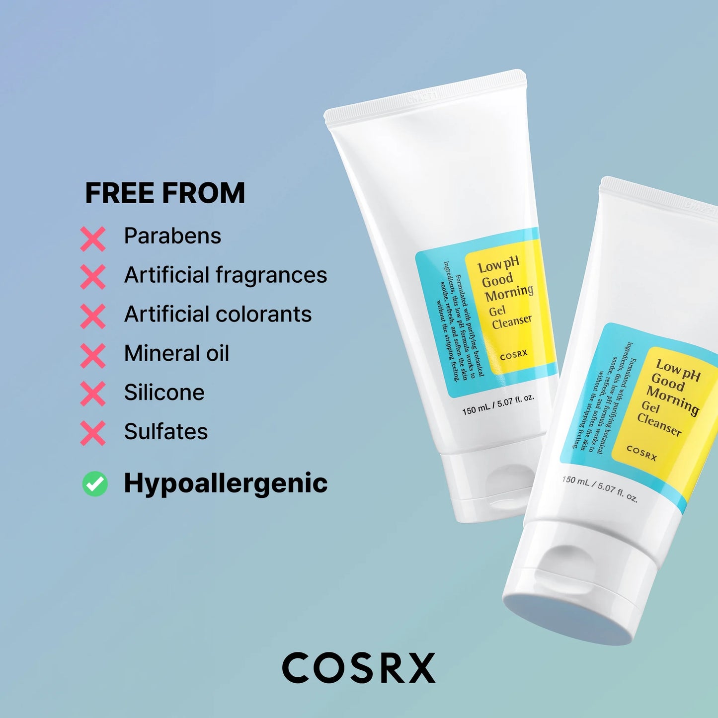 COSRX Low Ph Good Morning Gel Cleanser (150mL)