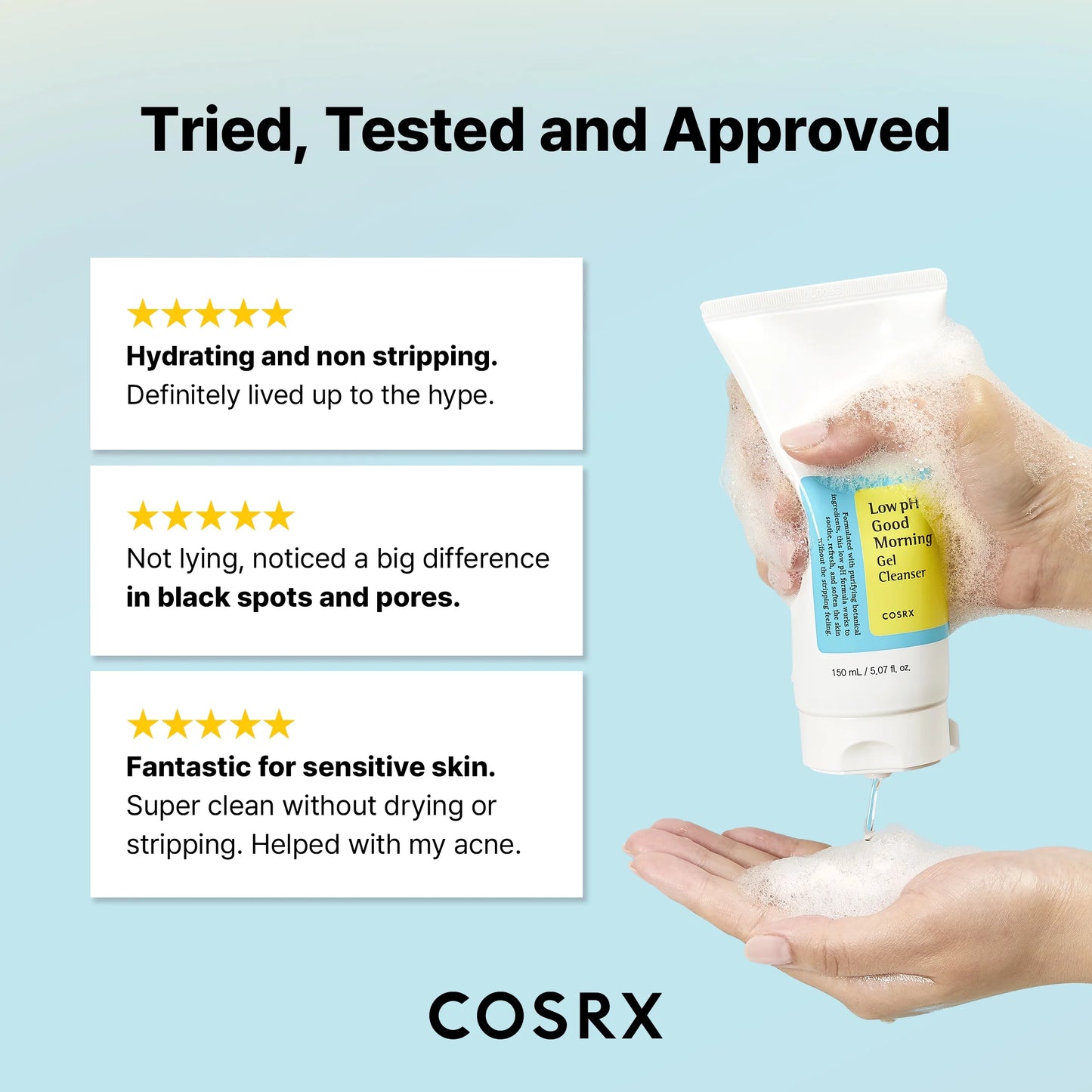 COSRX Low Ph Good Morning Gel Cleanser (150mL)