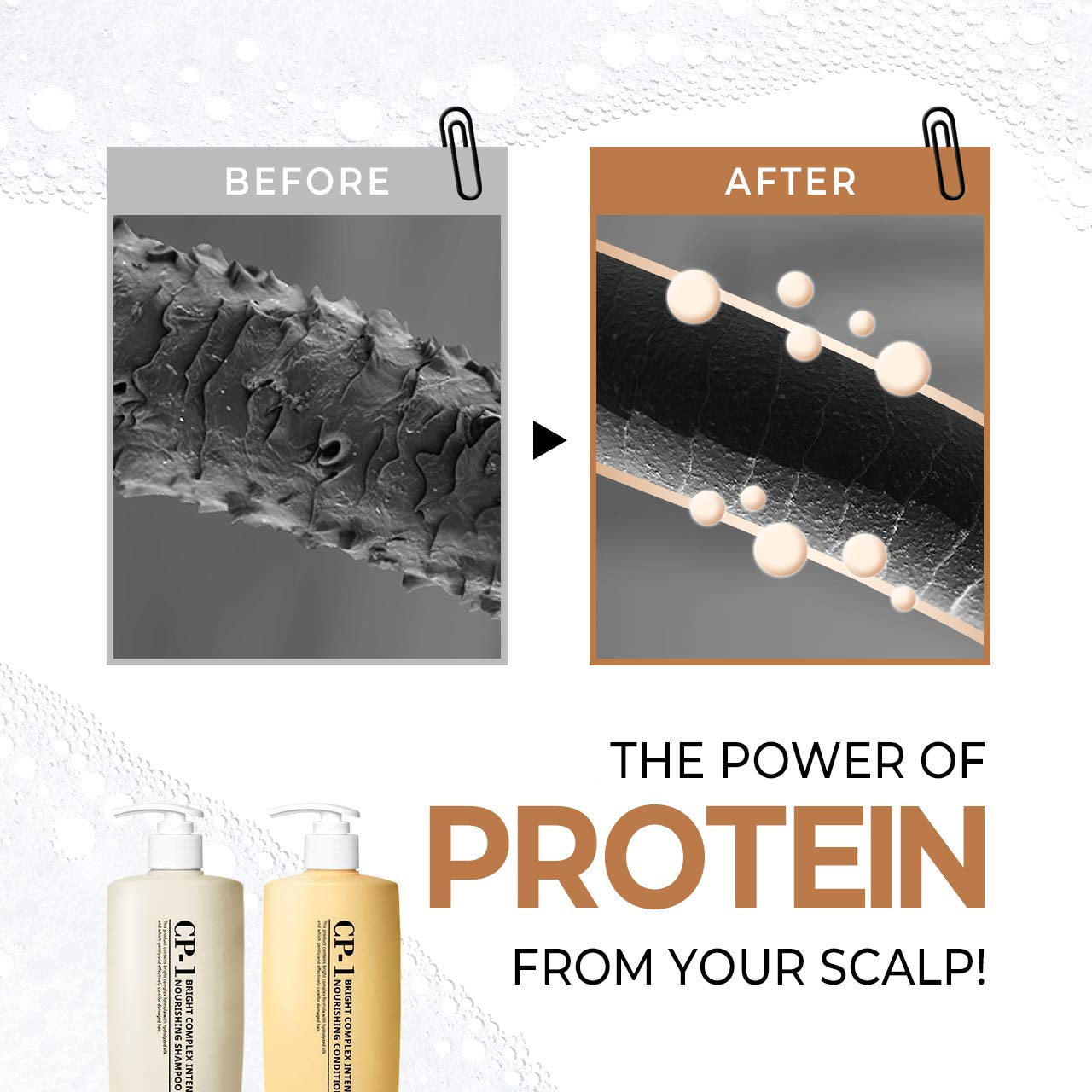 CP-1 Nourishing Shampoo + Conditioner 500mL SET