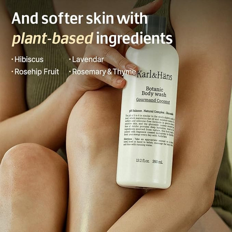 Karl&Hans Botanic Gourmand Coconut Vegan Body Wash (390mL)