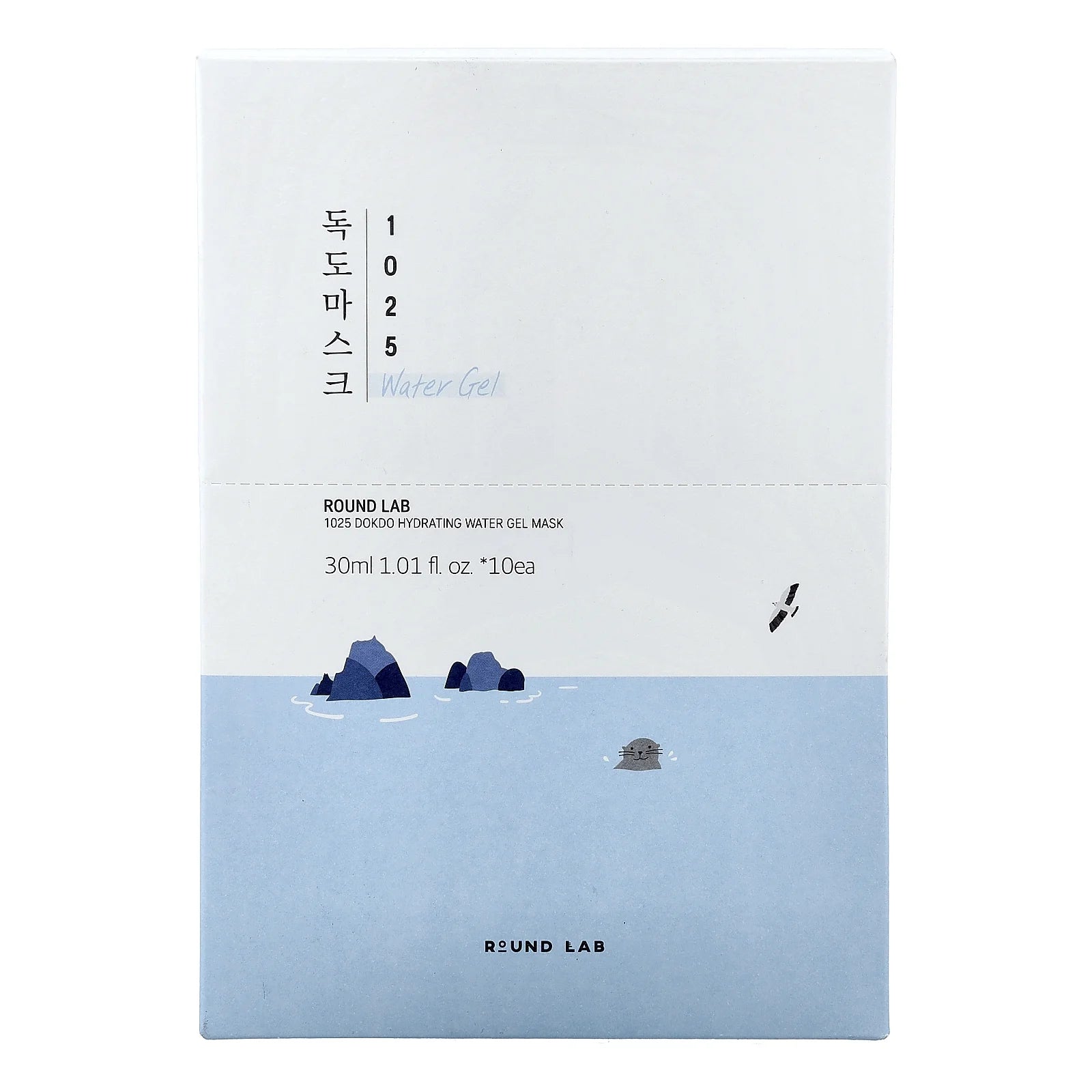 1025 Dokdo Hydrating Water Gel Beauty Mask 10 Sheets (30mL Each) 