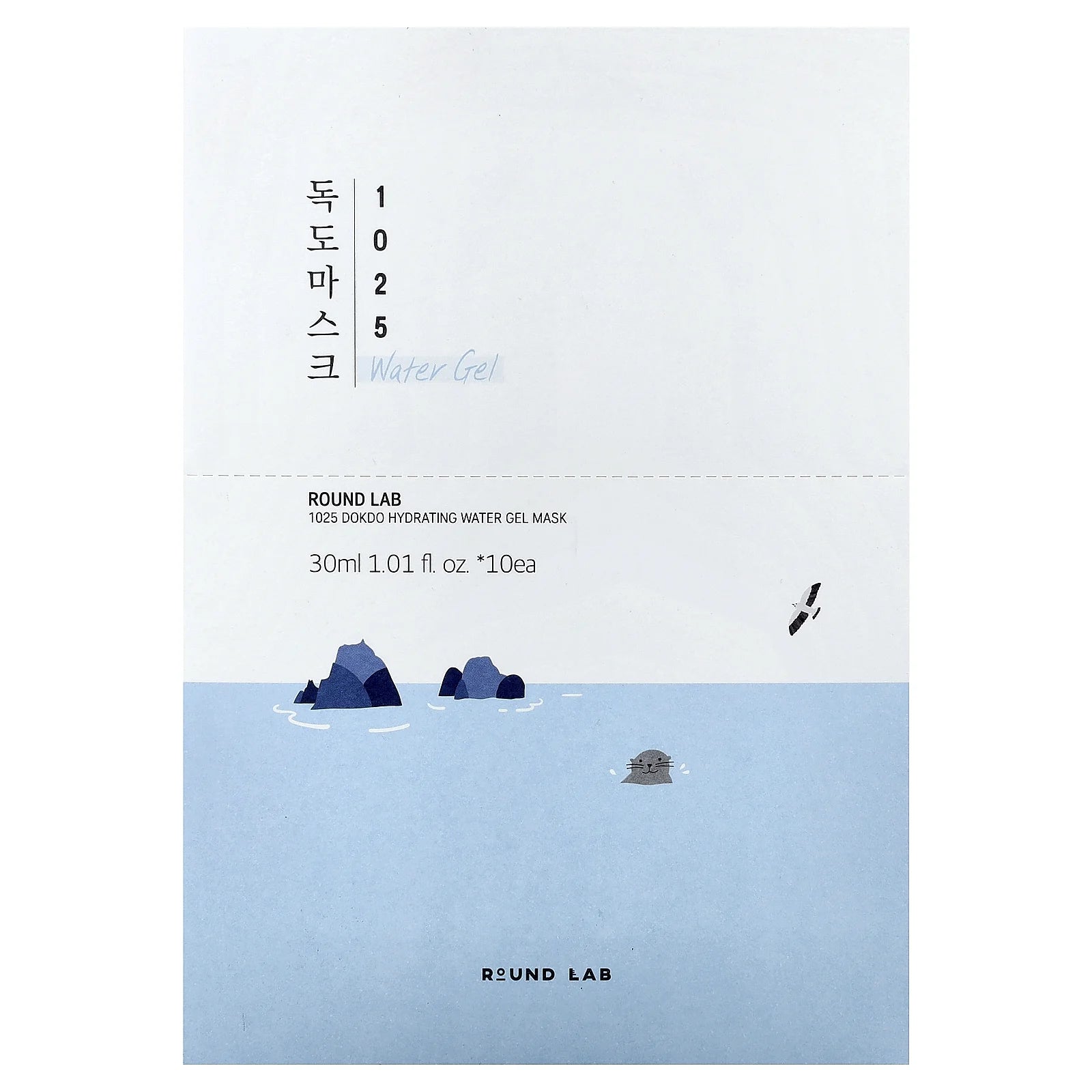 1025 Dokdo Hydrating Water Gel Beauty Mask 10 Sheets (30mL Each) 