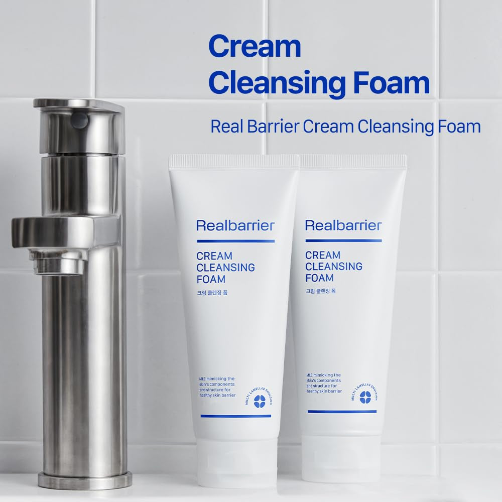 Real Barrier Cream Cleansing Foam (220mL)