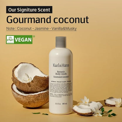 Karl&Hans Botanic Gourmand Coconut Vegan Body Wash (390mL)