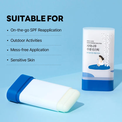 RoundLab Birch Juice Moisturizing Sun Stick SPF 50 (90g/0.67Oz)