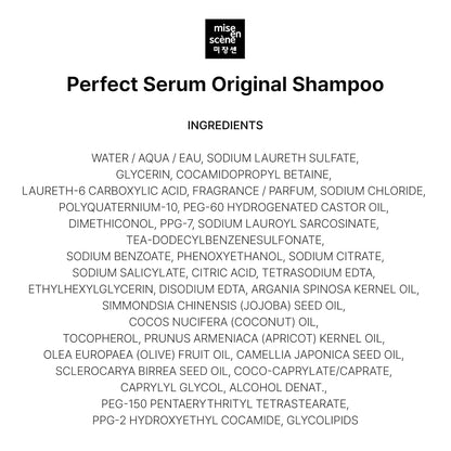 Mise-En-Scene Perfect Serum Original Shampoo for Damaged Hair (680mL)