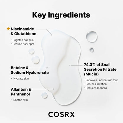 COSRX Advanced Snail Radiance Dual Essence (80mL)