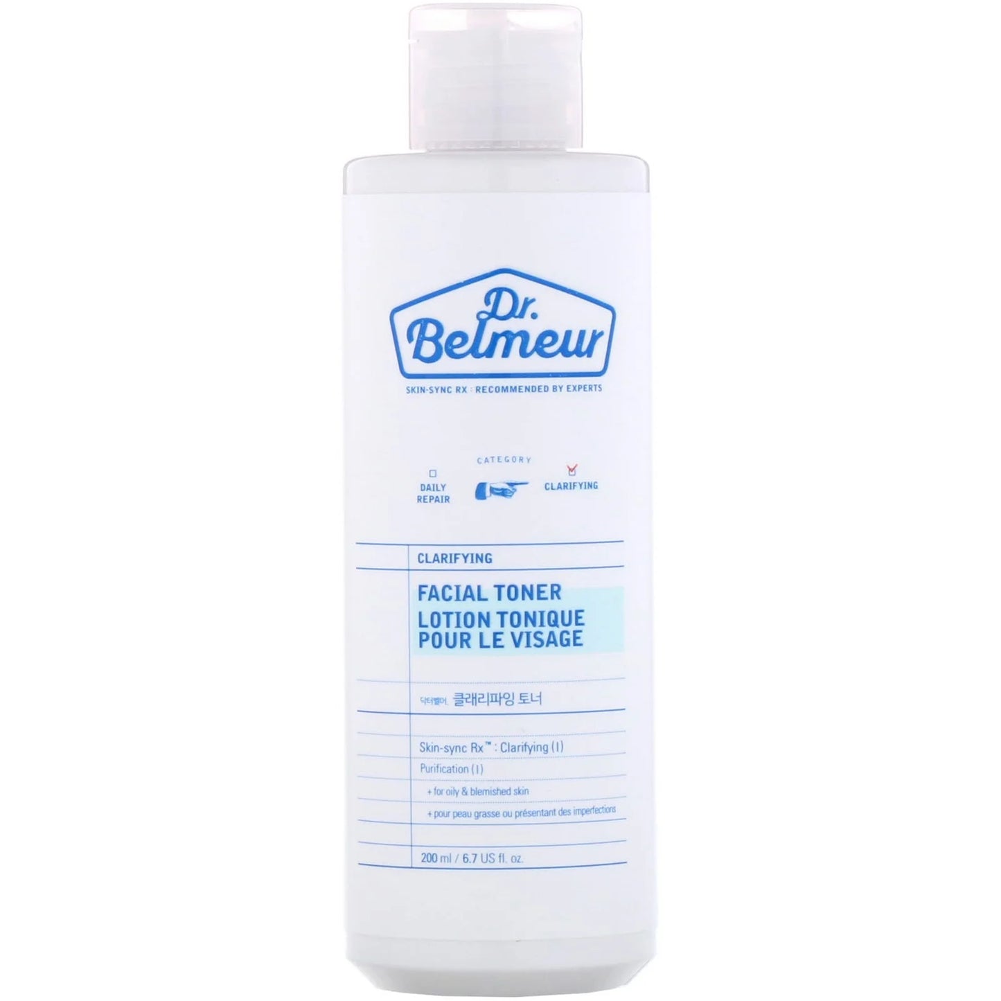 The Face Shop Dr.Belmeur Clarifying Toner (200mL)