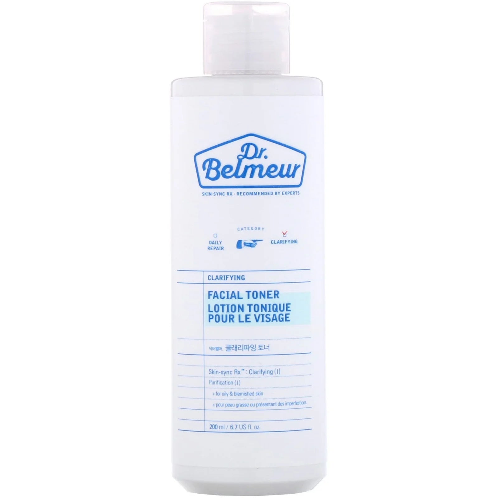 The Face Shop Dr.Belmeur Clarifying Toner (200mL)