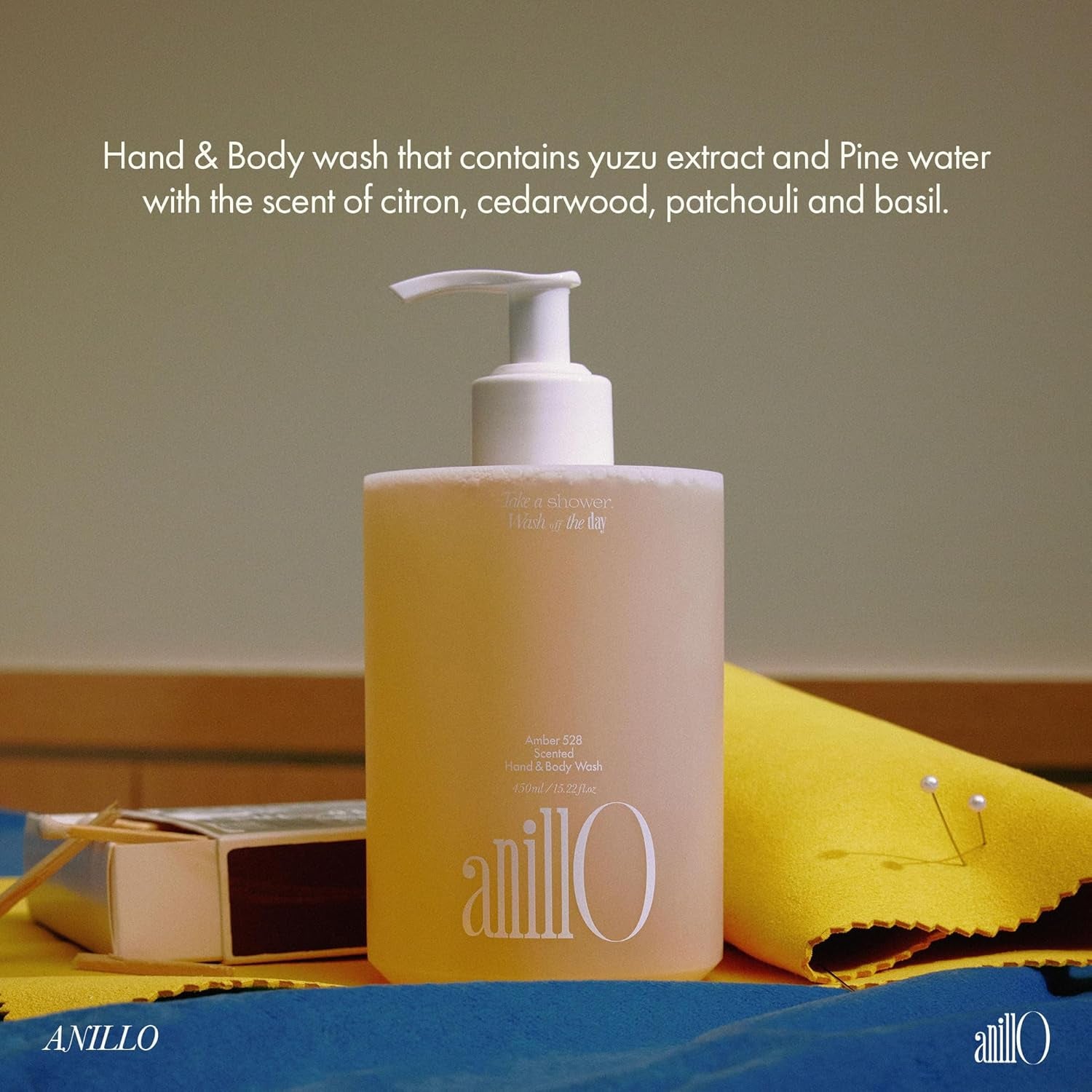 anillo Amber528 scented Hand & Body Wash (450mL)