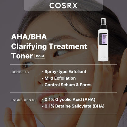 COSRX AHA/BHA Treatment Toner (150mL)