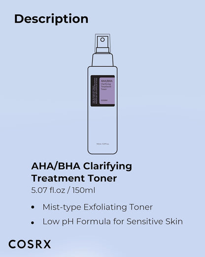 COSRX AHA/BHA Treatment Toner (150mL)
