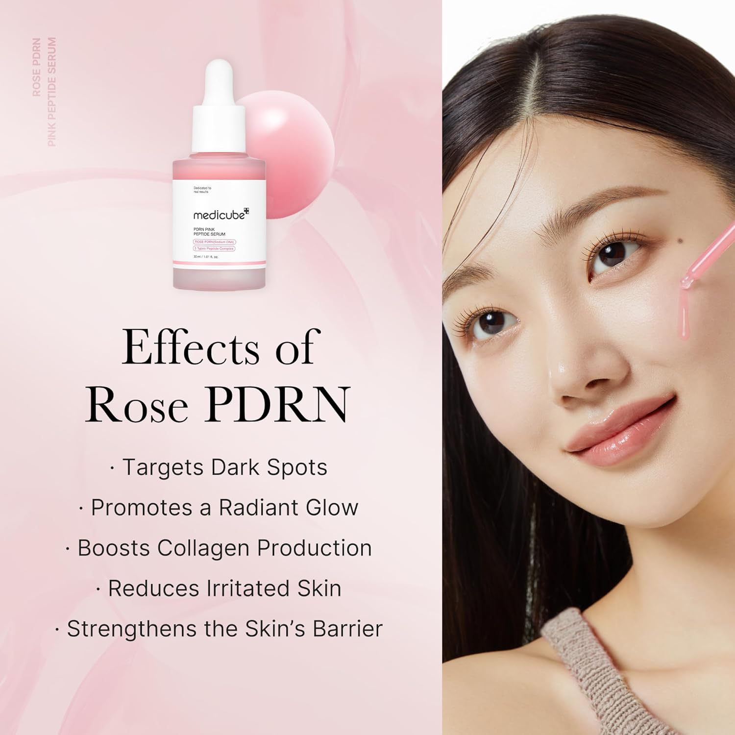 medicube PDRN Pink Peptide Serum (30mL)