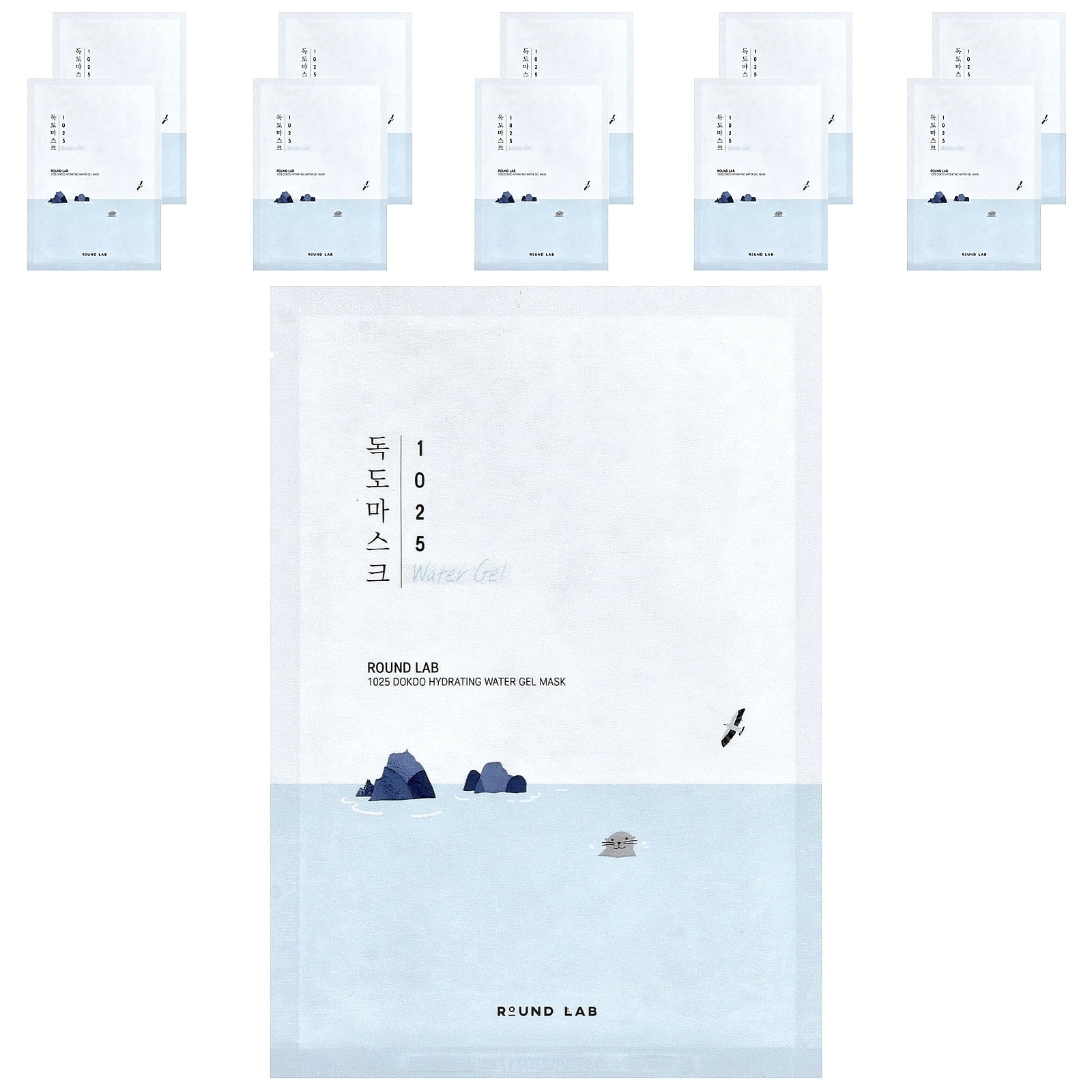1025 Dokdo Hydrating Water Gel Beauty Mask 10 Sheets (30mL Each) 