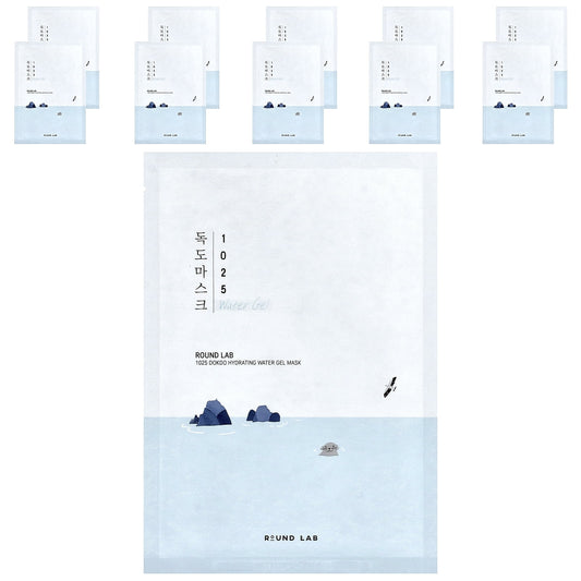 1025 Dokdo Hydrating Water Gel Beauty Mask 10 Sheets (30mL Each) 