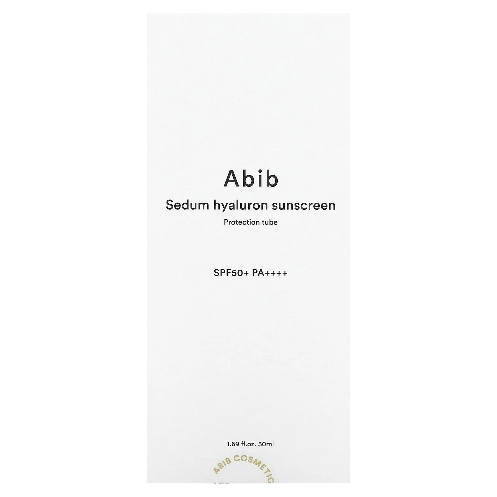 Abib Sedum Hyaluron Sunscreen Protection Tube SPF 50 (50mL)