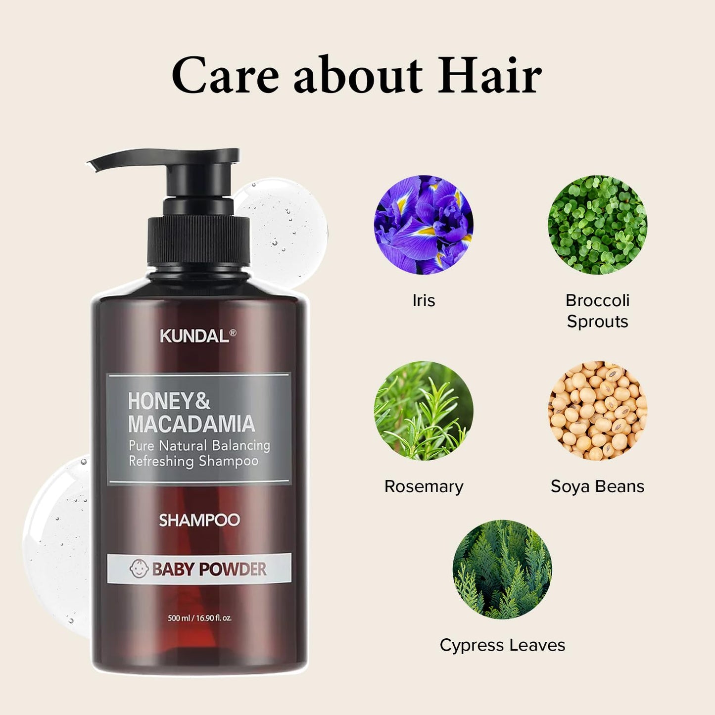 Honey & Macadamia Shampoo [Ylang Ylang] Korean Perfume Shampoo Damage Repair Strengthen, Nourish Dry, with Honey, Argan Oil, Macadamia Oil, Free Paraben & Sulfate 10.14 Fl Oz