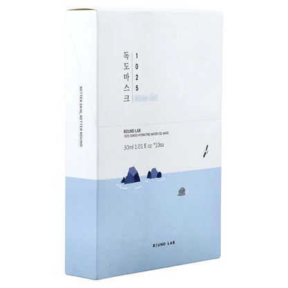 1025 Dokdo Hydrating Water Gel Beauty Mask 10 Sheets (30mL Each) 